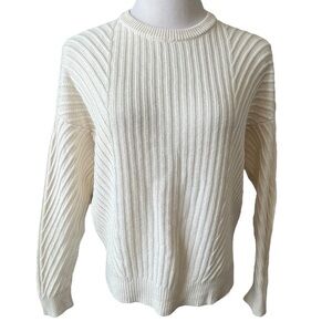 M&S Collection Cream Cropped Sweater Size Medium